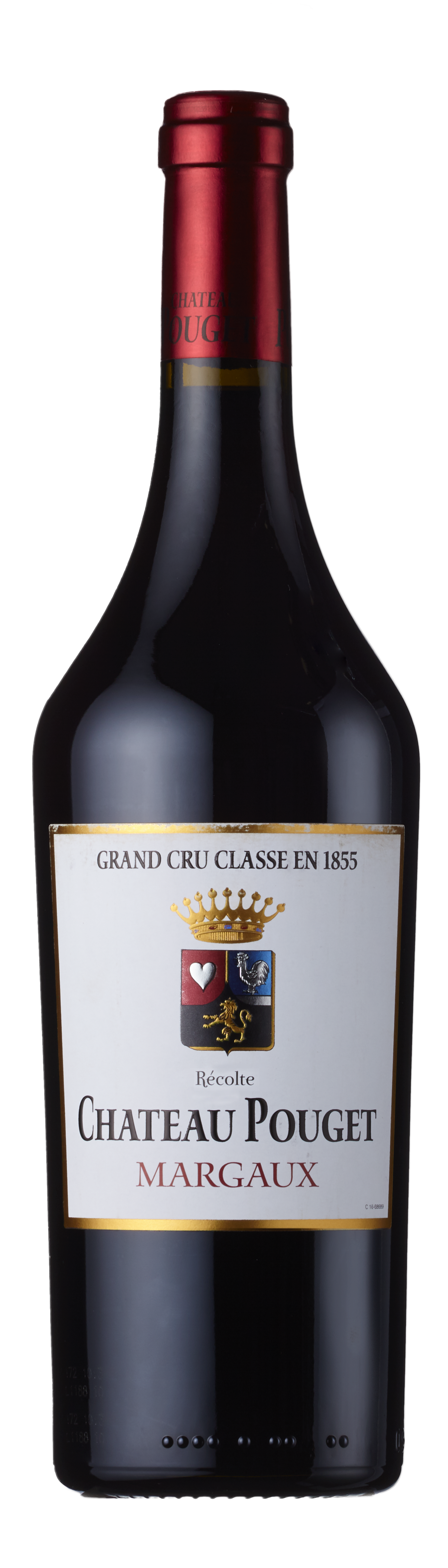 Bottle shot - Château Pouget 4ème Cru Classé, Margaux, Bordeaux , France